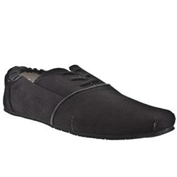 H By Hudson Male H By Hudson Occitan Fabric Upper in Black, White