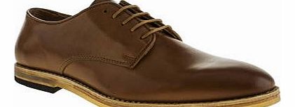 mens h by hudson tan hallam plain toe shoes