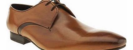 mens h by hudson tan leyton 2 eye gibson shoes