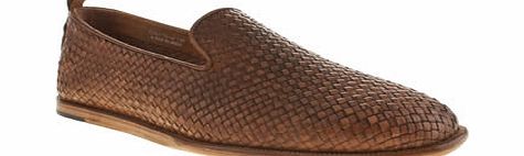 h by hudson Tan Rio Weave Shoes