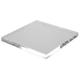 Clear Acrylic Stamp Block 102mm x 102mm x 8mm deep