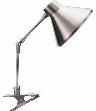 Habitat Bobby Clamp Lamp - Silver