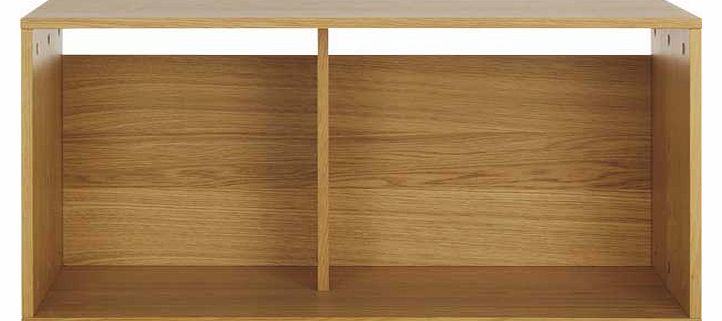 Bocksey Large Open Box - Oak