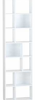 Cleo Narrow Bookcase - White