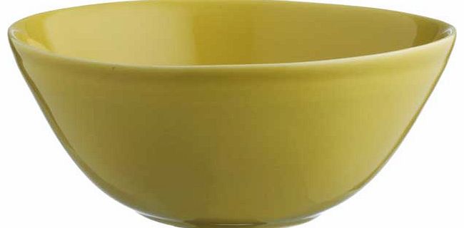 Habitat Evora Yellow Cereal Bowl