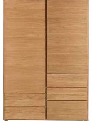 Hana II 2 Door Wardrobe - Oak