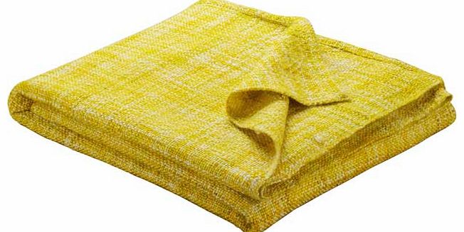 Habitat Havill Yellow Throw