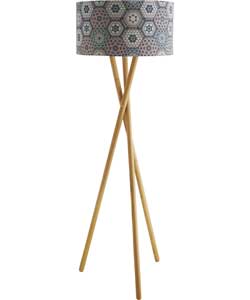 Habitat Lansbury Floor Lamp Base - Ash