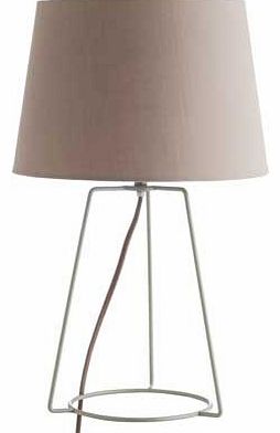 Habitat Lula Metal Table Lamp - Grey