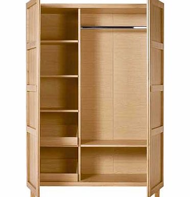 Habitat Radius 2 Door Double Wardrobe - Oak