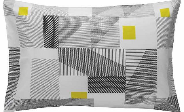 Habitat Rukin Grey Geometric Patterned