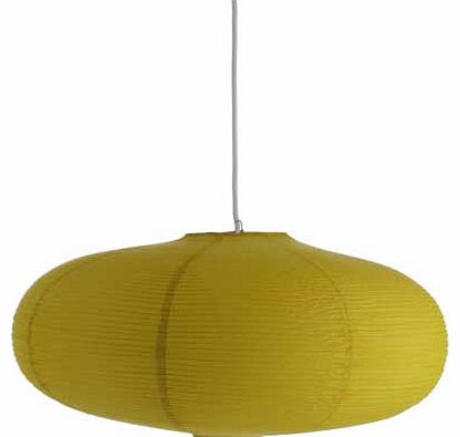 Shiro Saffron Yellow Paper Pendant Shade