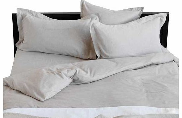 Skye Oatmeal Duvet Cover - Kingsize