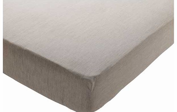 Habitat Skye Oatmeal Kingsize Fitted Sheet