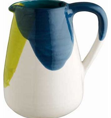 Habitat Val Cool Blues Terracotta Jug