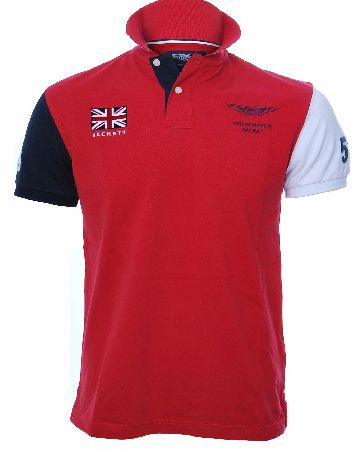 Hackett Aston Martin Multi Logo Polo Shirt