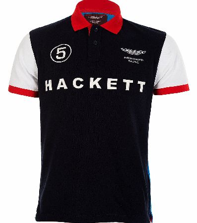 Hackett Aston Martin Red Collar Polo