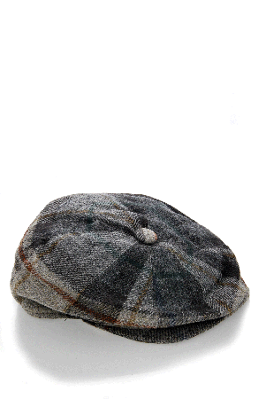 Hackett London Alpine Baker Boy Flat Cap