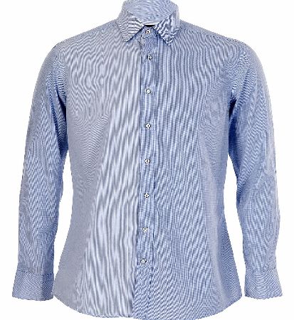 Hackett Micro Design Sky Blue Shirt