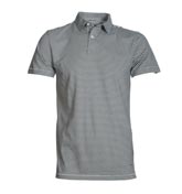 Navy and White Stripe Polo Shirt