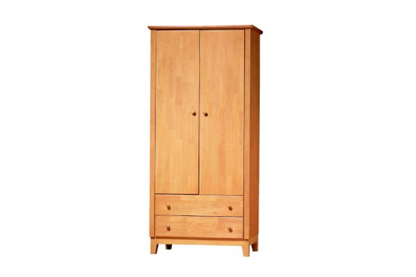 Haley Maple 2 Door Wardrobe Haley Gents Wardrobe