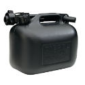 Halfords Black Plastic Fuel Can 5L