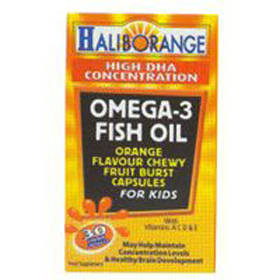 Chewy Orange Omega 3 Capsules 30 Caps