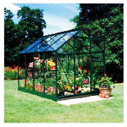 Halls 8 x 6 Green-frame Greenhouse