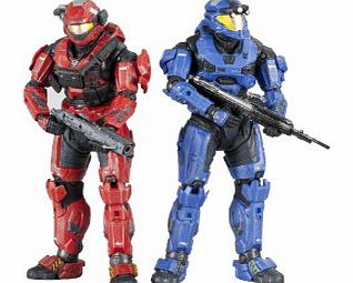 Halo Reach McFarlane Toys Series 3 Action Figure 2Pack Spartan Loadouts Grenadier Expert Marksman