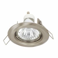 HALOLITE Fixed Pressed Downlight Satin Nickel GU10 / GZ10