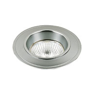 Fixed Satin Silver Bathroom Downlight