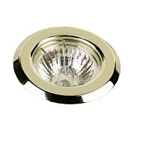 HALOLITE Low Voltage MR16 Fixed Downlight Brass