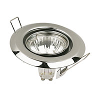 Mains Adjustable Downlight Chrome