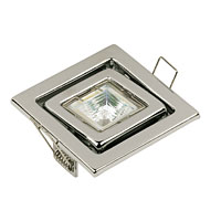 HALOLITE Square Adjustable Downlight Kit Chrome