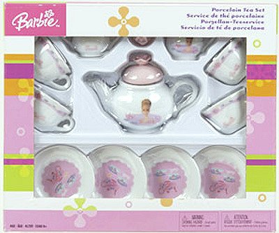 Halsall Barbie Magic Of The Rainbow Tea Set in a Box