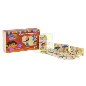 Dora The Explorer Wooden Dominoes In Box