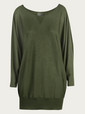 halston knitwear green