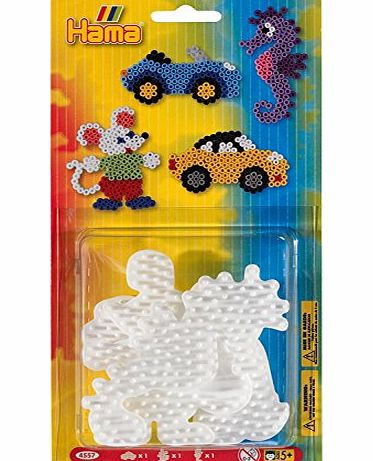 Hama Car, Mouse amp; Seahorse Hama Bead Pegboards (Midi)