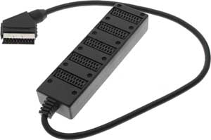 Multimedia - Scart Splitter, 5-fold - 42948