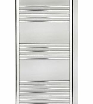 Hamilton 1600x400mm Hamilton Chrome FLAT Heated Towel Rail Radiator Warmer