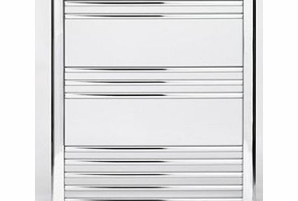 Hamilton 700x600mm Hamilton Chrome FLAT Heated Towel Rail Radiator Warmer