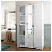 Hampshire Triple Wardrobe with Central Mirror,