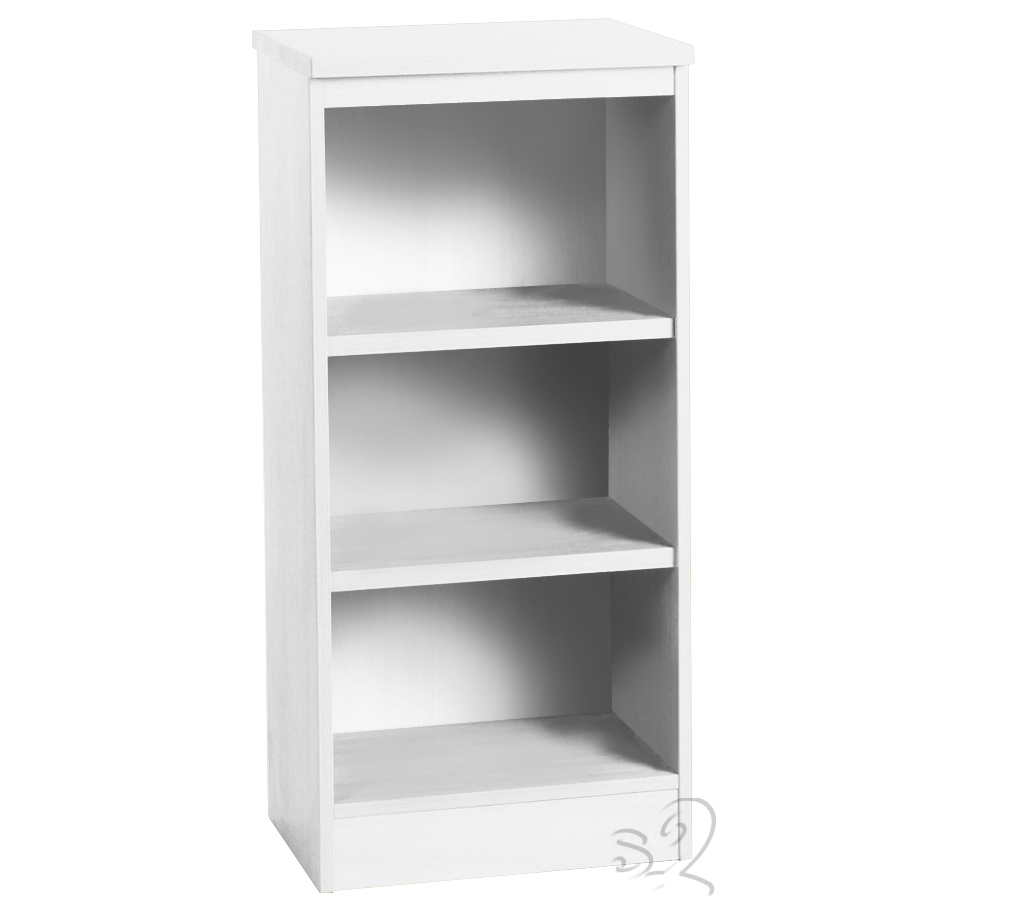 Hampton White 2 shelf Bookcase