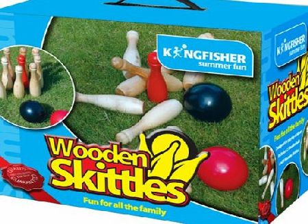 Hamptons Direct Wooden Skittles Set