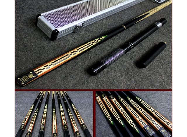 Handmade Cues 57`` Handmade/Hand-Spliced Snooker Package (Butt: Cocobolo, Acer Saccharum and Ceylon Ebony)