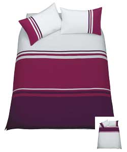 Hannah Fuchsia Duvet Set - Double