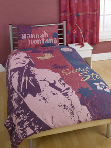 hannah montana and#39;Secret Starand39; Single Duvet Cover Set