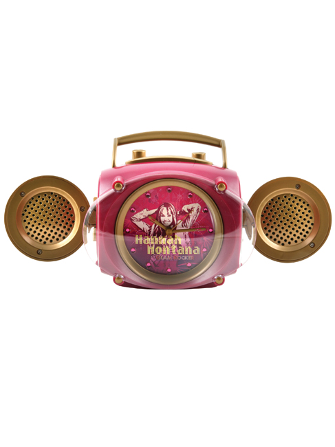 Hannah Montana Light Up Boom Box Alarm Clock