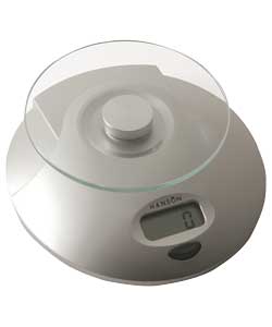 Hanson Circular Platform Silver Digital Scale