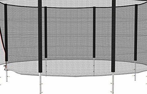 Happpyjoy Happyjoy 6ft, 8ft, 10ft, 12ft, 13ft,14ft, 16ft Trampoline Safety Net Enclosure Surround - NET ONLY (6-16FT/ 185cm-490cm)